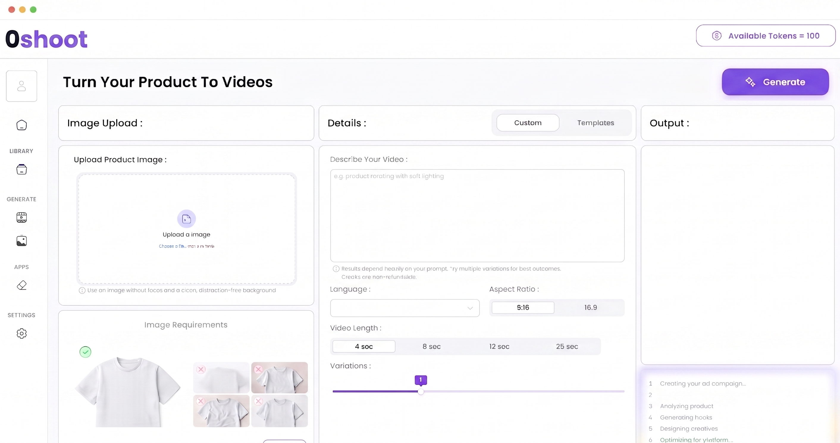 Craya Content Generation Dashboard